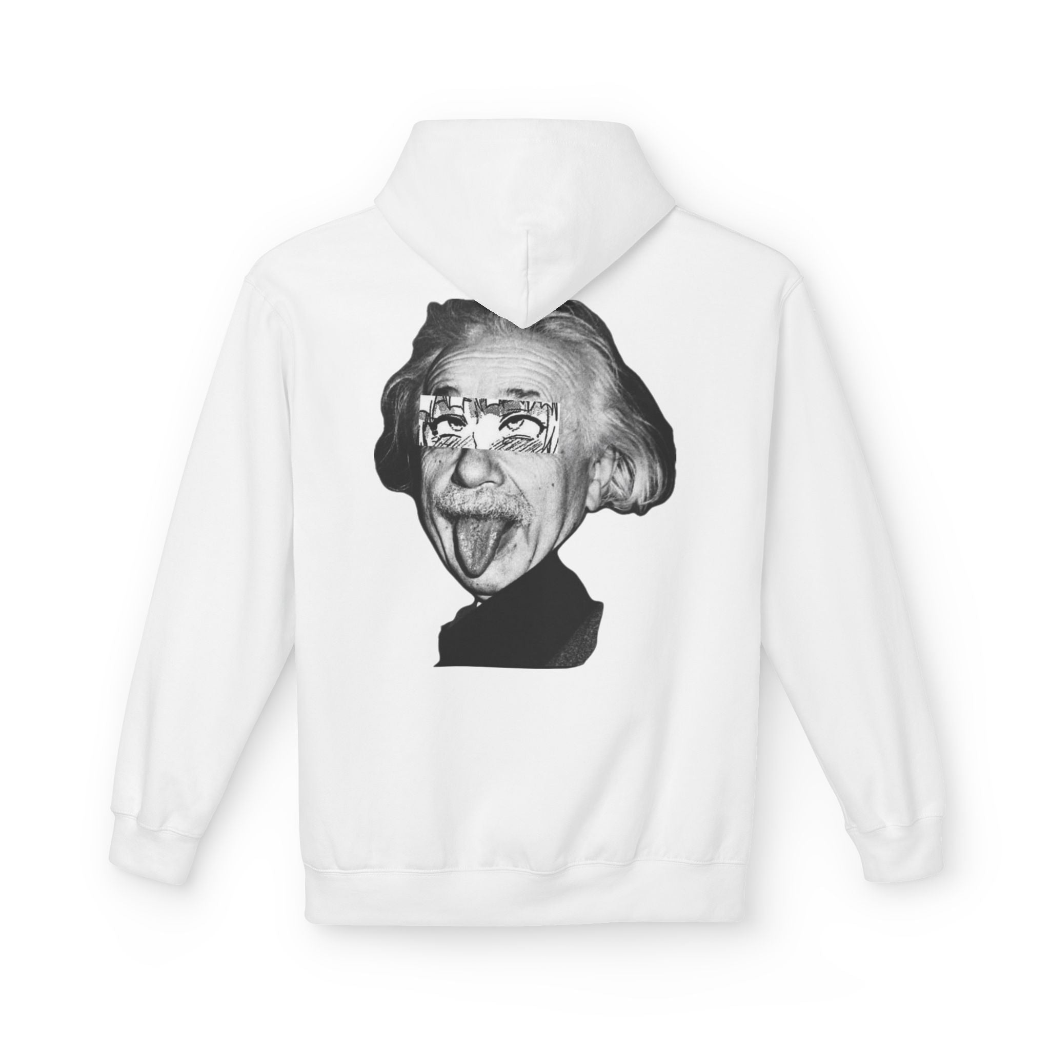 Einstein Graphic Hoodie — Playful Vintage Scientist Design