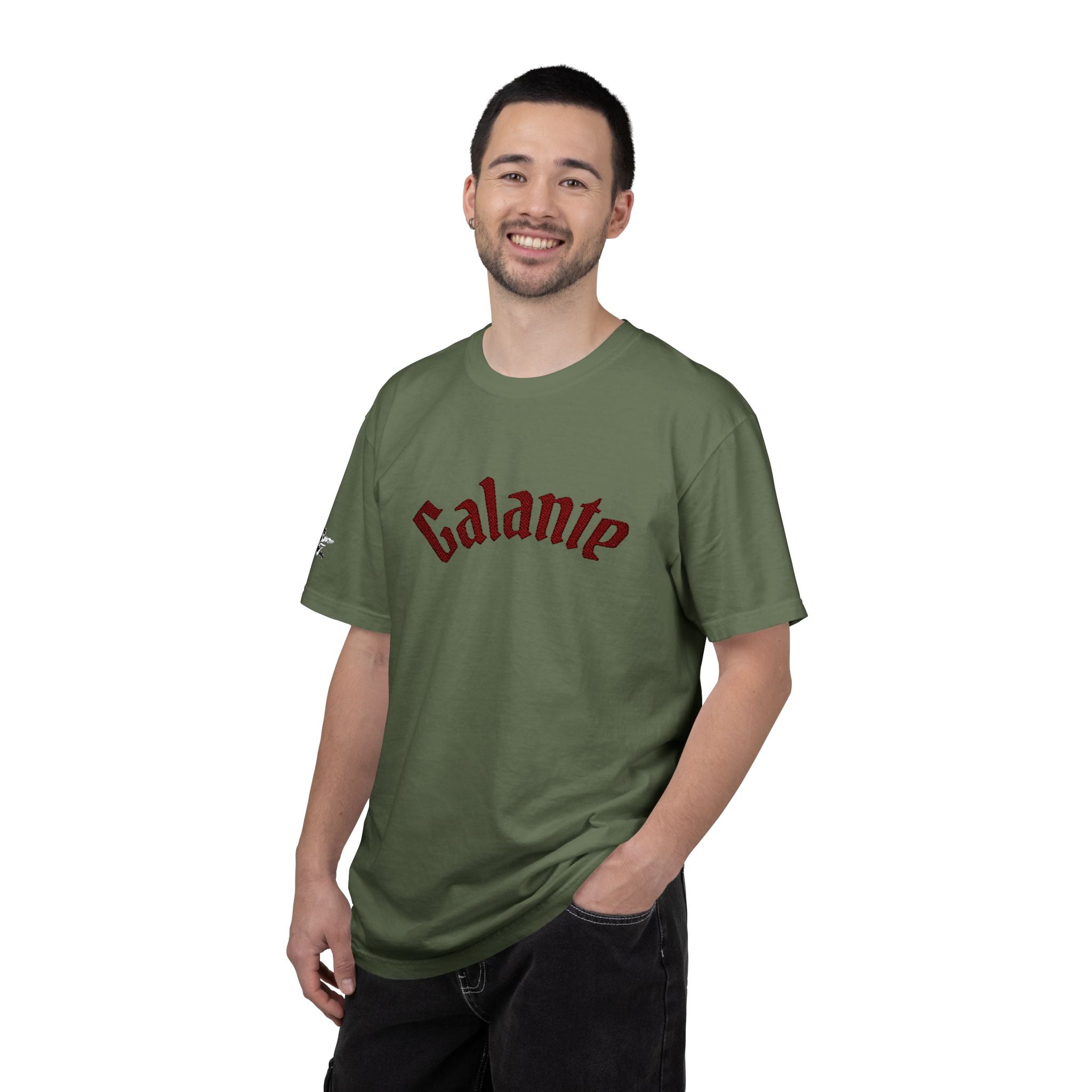 Galante Graphic T-Shirt — Vintage Arched Logo Cotton Tee