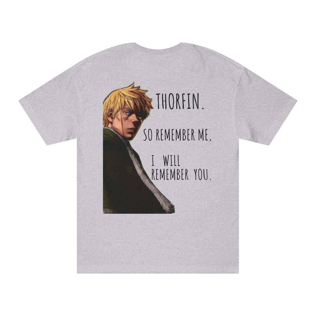 Thorfinn anime quote T-Shirt | Illustrated character back print