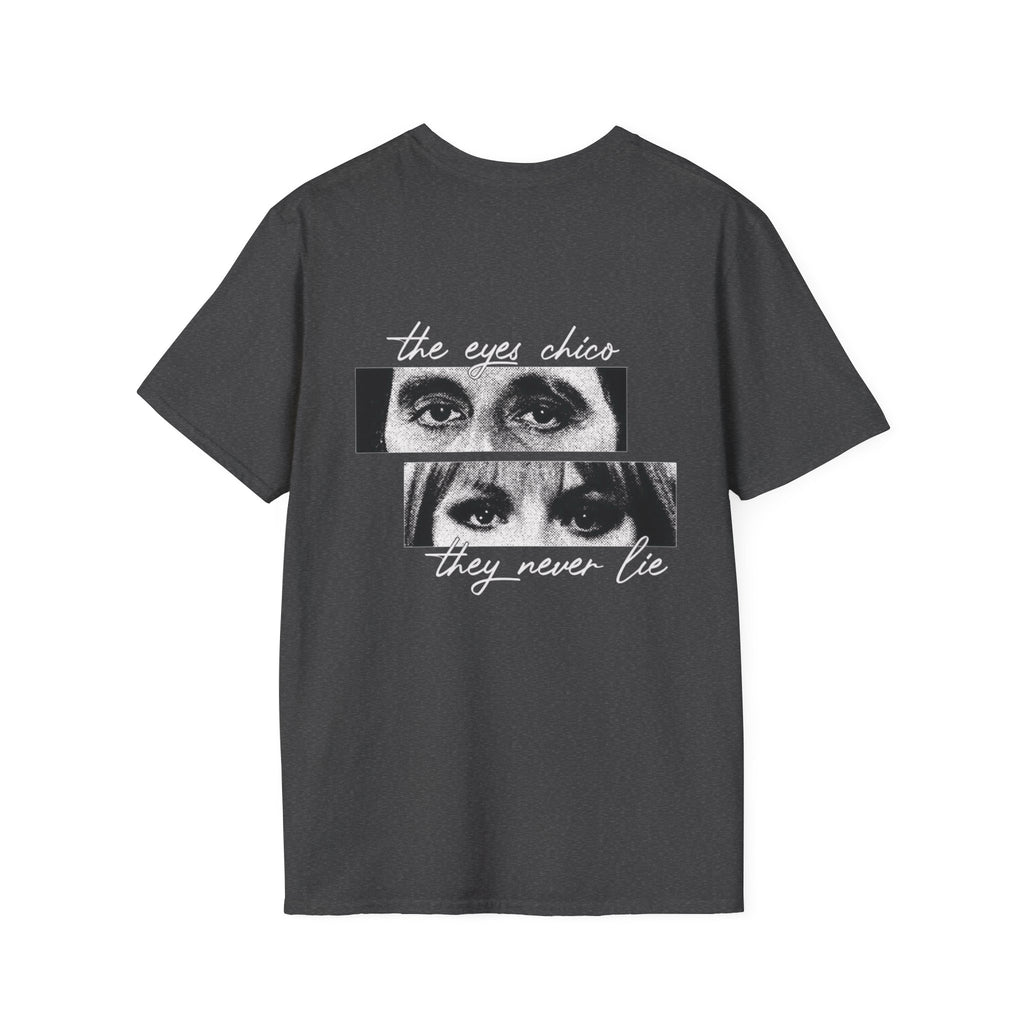 T-Shirt — 'The Eyes Chica They Never Lie' Vintage Photo Graphic Tee