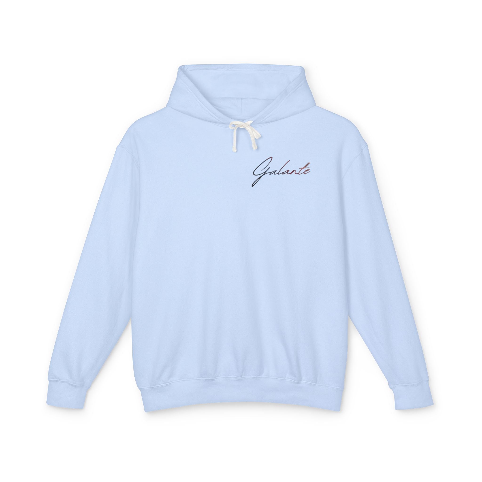 Statue Smoking Hoodie — Retro Grayscale Angel Graphic Hoodie