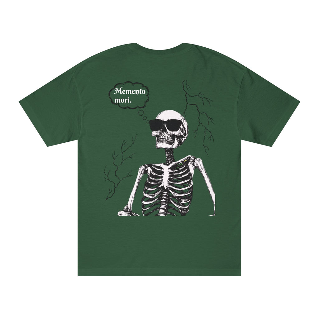 Skeleton Graphic Tee — "Memento Mori" Skull T‑Shirt