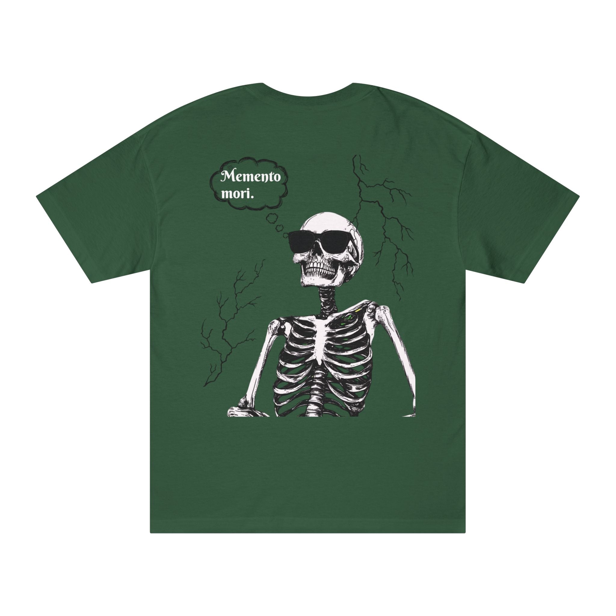 Skeleton Graphic Tee — "Memento Mori" Skull T‑Shirt