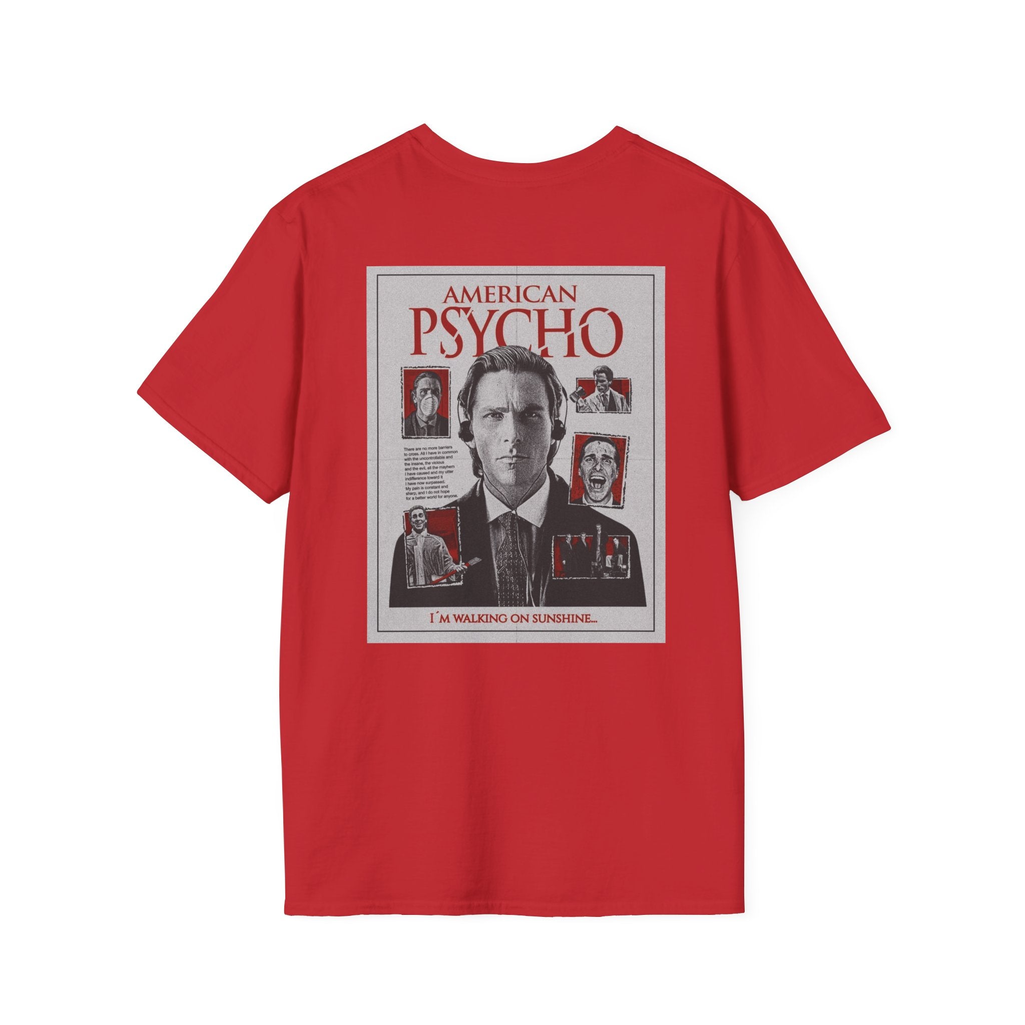 American Psycho Movie Poster T-Shirt — Patrick Bateman Graphic Tee