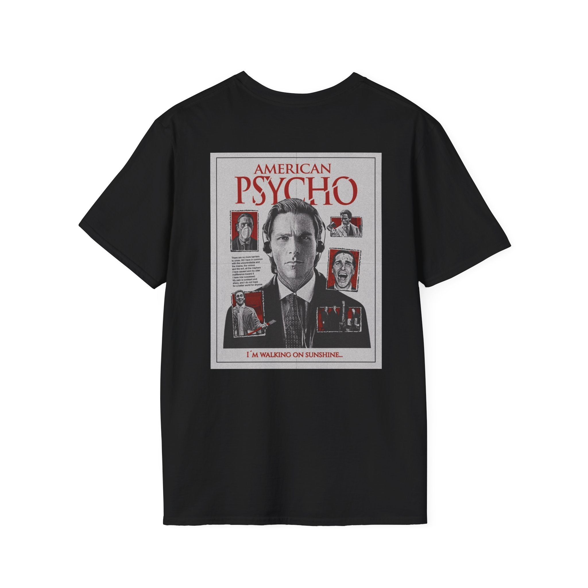 American Psycho Movie Poster T-Shirt — Patrick Bateman Graphic Tee