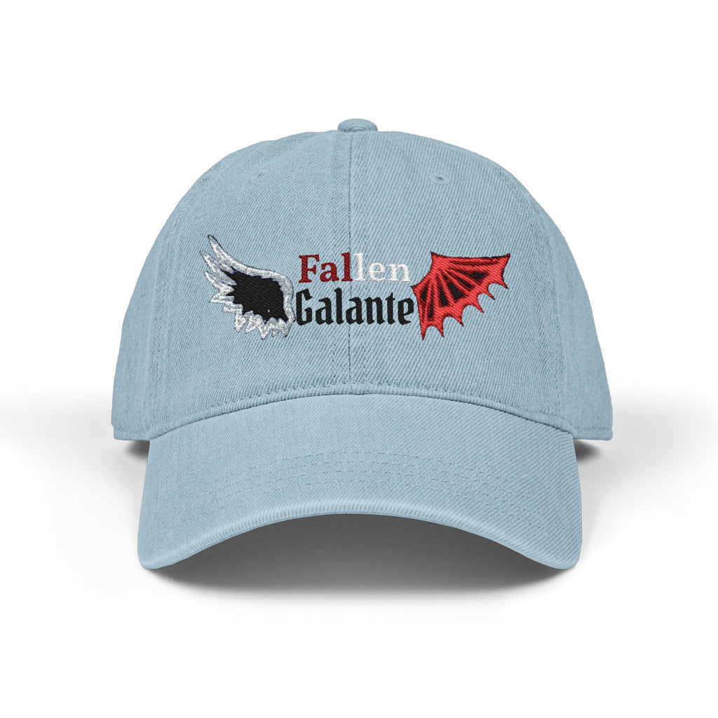 Fallen Galante wing emblem Denim Hat | Embroidered cap