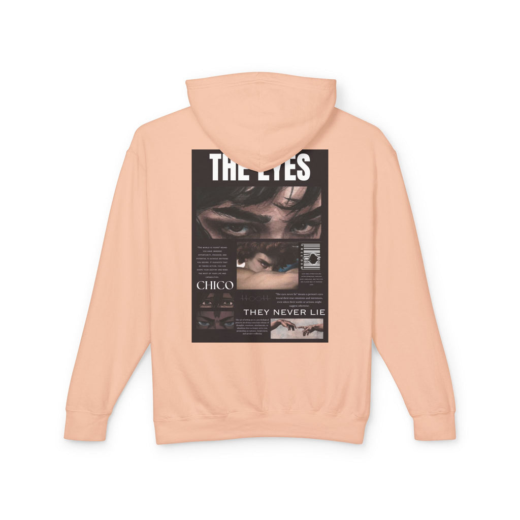 Hoodie — 'The Eyes' Retro Photo Collage Graphic Hooded Sweatshirt