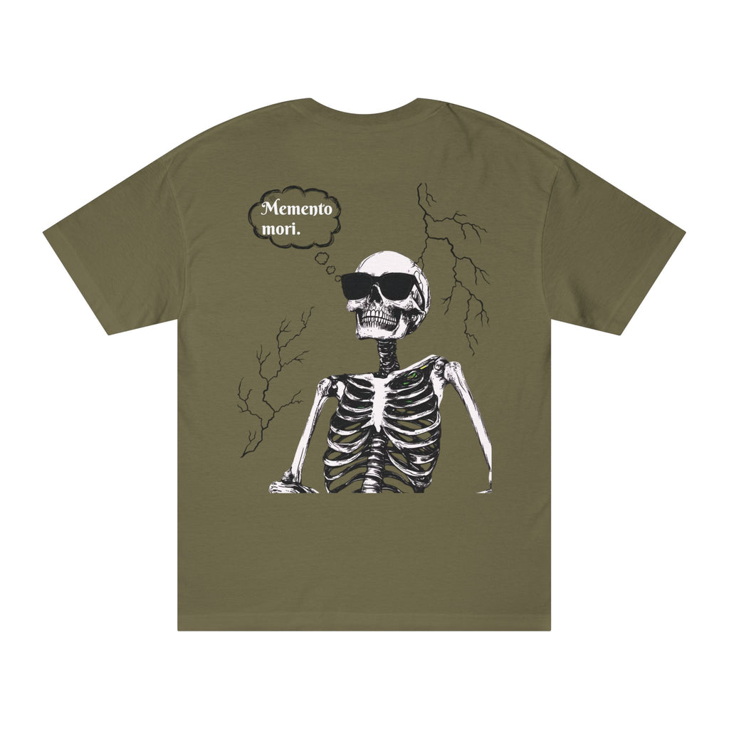 Skeleton Graphic Tee — "Memento Mori" Skull T‑Shirt