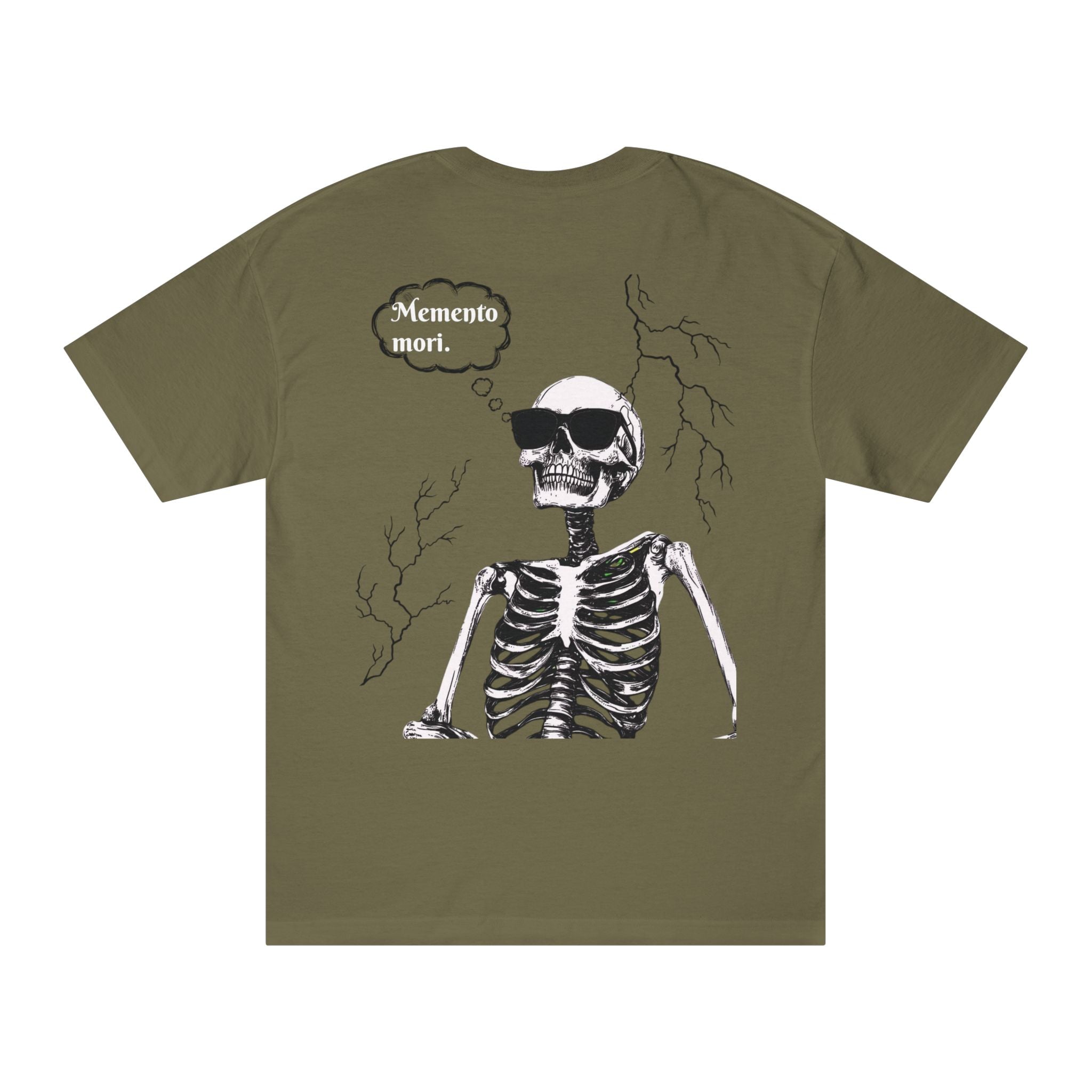 Skeleton Graphic Tee — "Memento Mori" Skull T‑Shirt