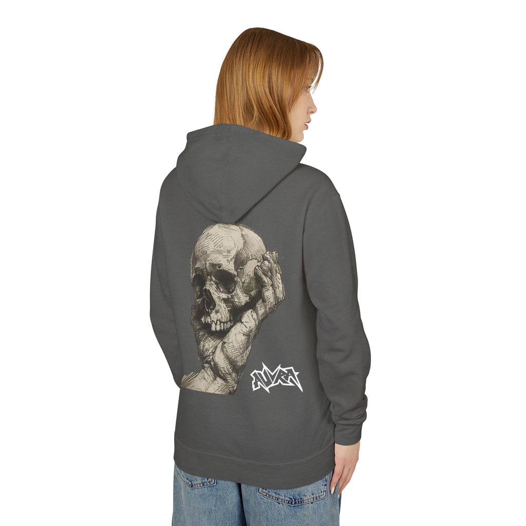 Skull Sketch Hoodie — Vintage Renaissance Anatomical Back Art