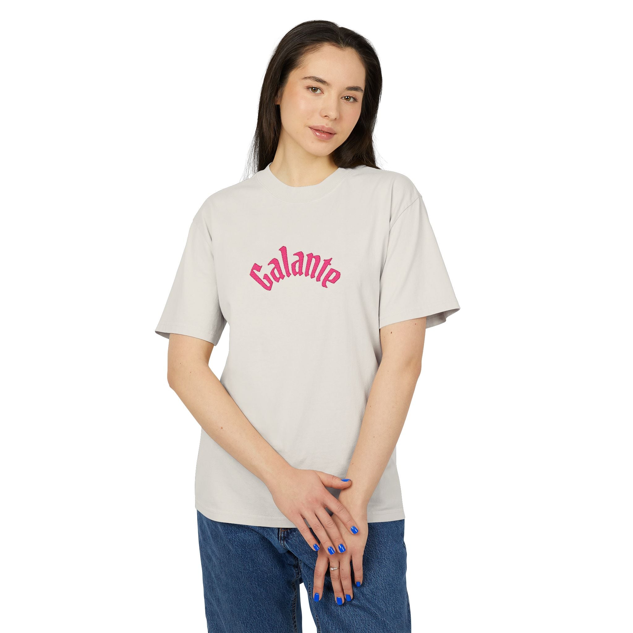 Galantip Vintage Logo Tee — Retro Pink Graphic T-Shirt