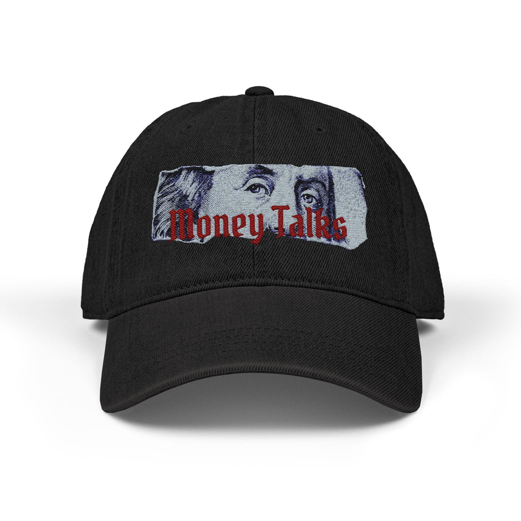 Money Talks embroidered Hat | Bill portrait embroidery, streetwear