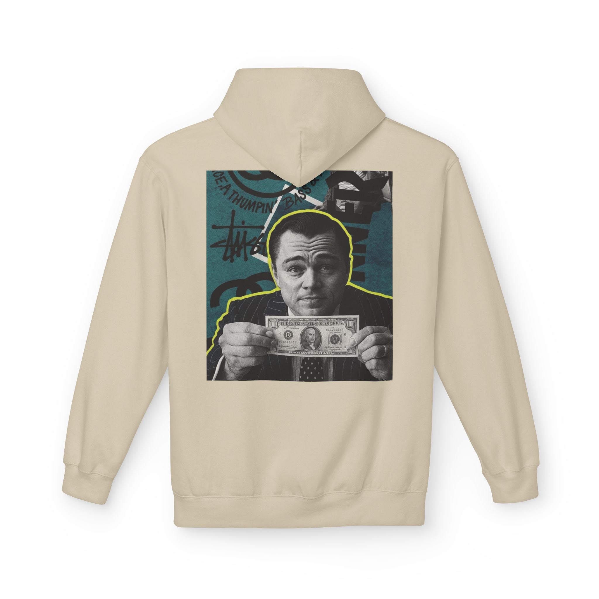 Hoodie - 'Gatsby Money' Vintage Graphic Pullover