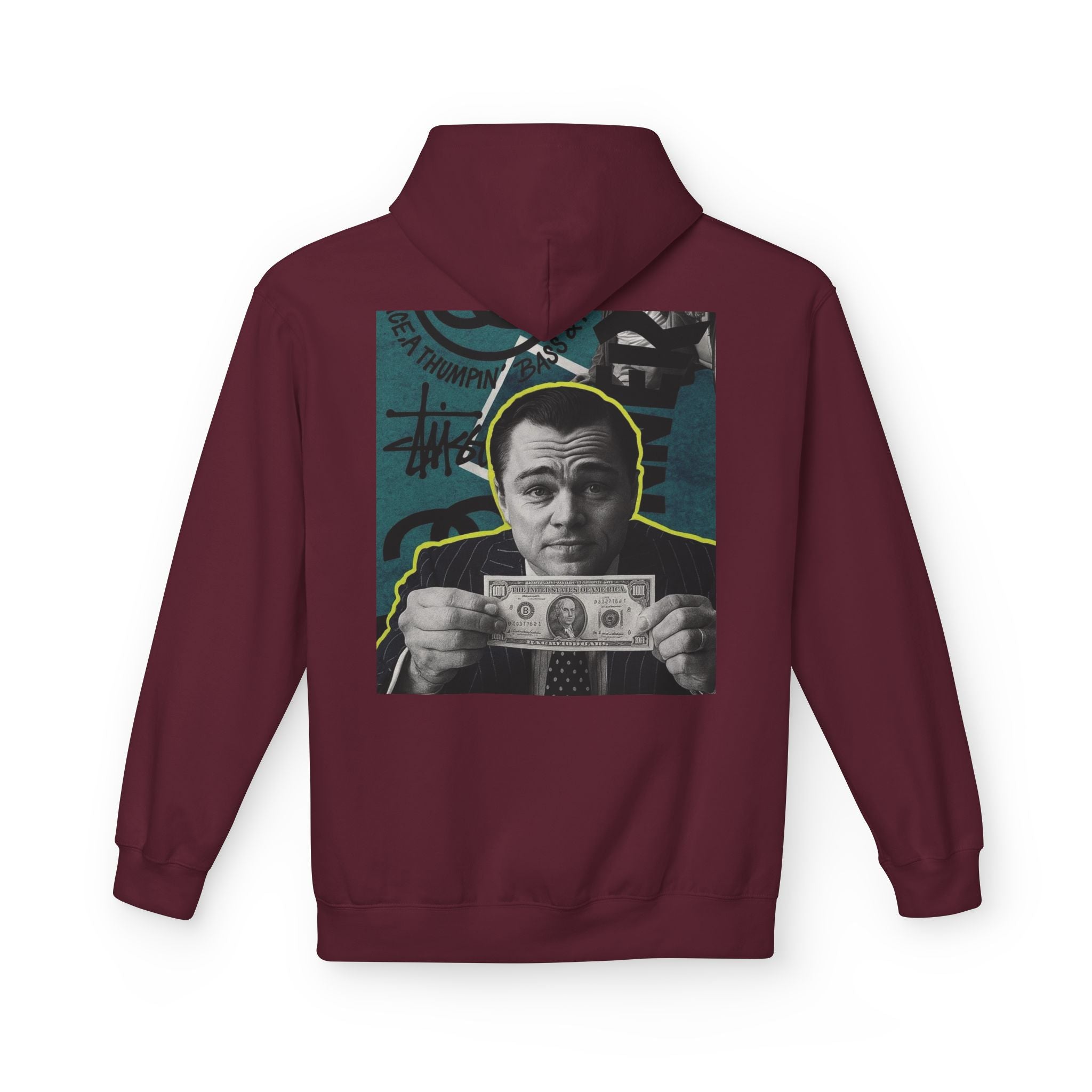 Hoodie - 'Gatsby Money' Vintage Graphic Pullover