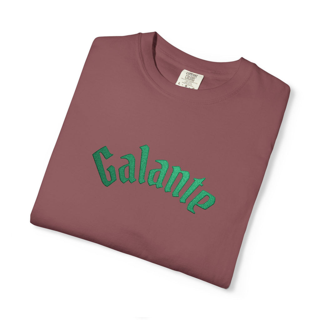 Galante Vintage-Style Tee — White T-Shirt with Green Arch Logo