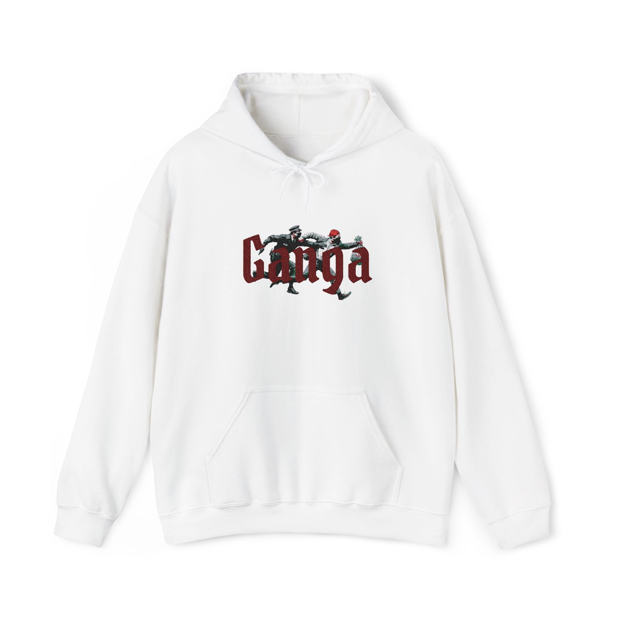 Catnip Crew Hoodie — Whimsical Floral Cat Graphic Hooded Sweatshirt