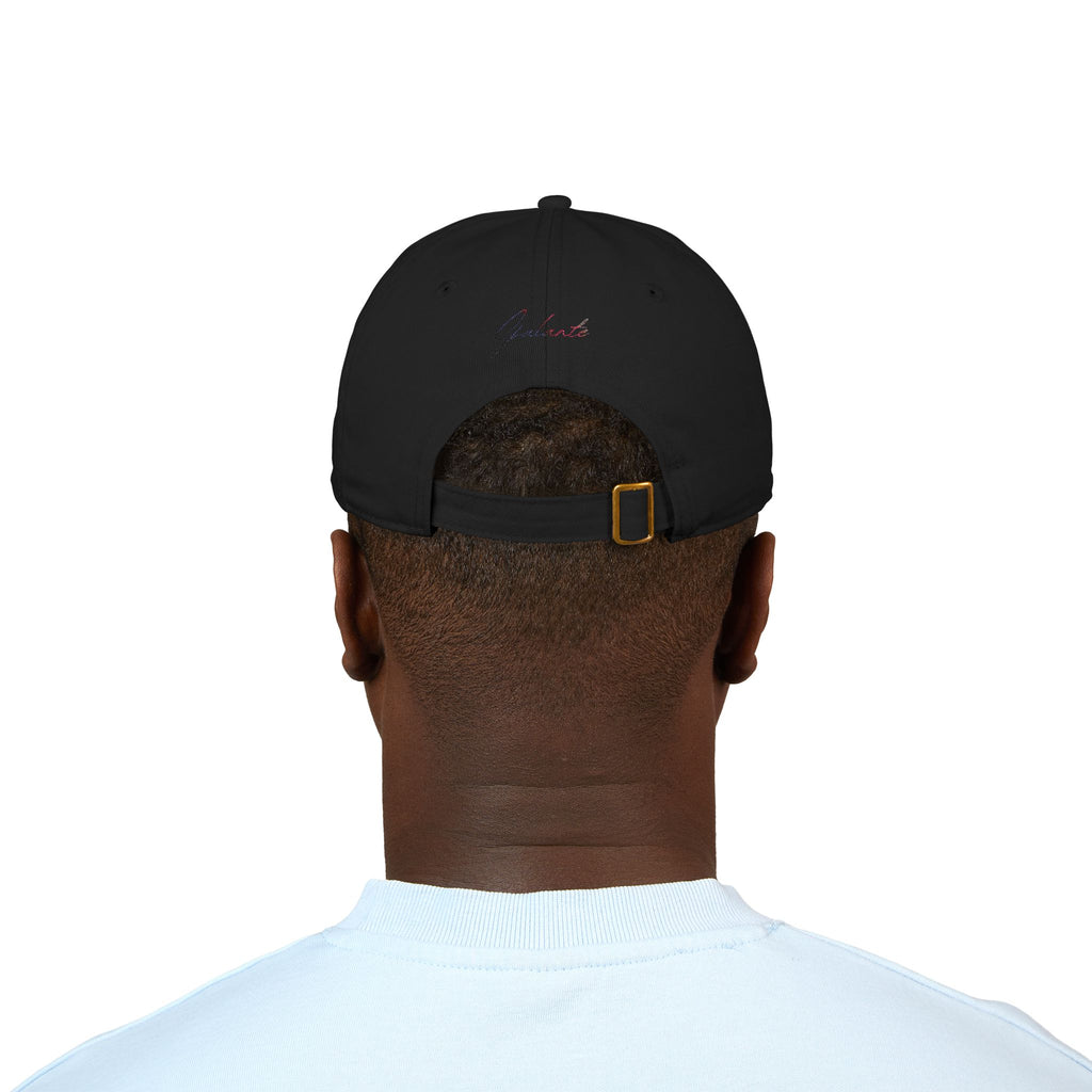 Embroidered Runner Skull Baseball Cap — Organic Cotton
