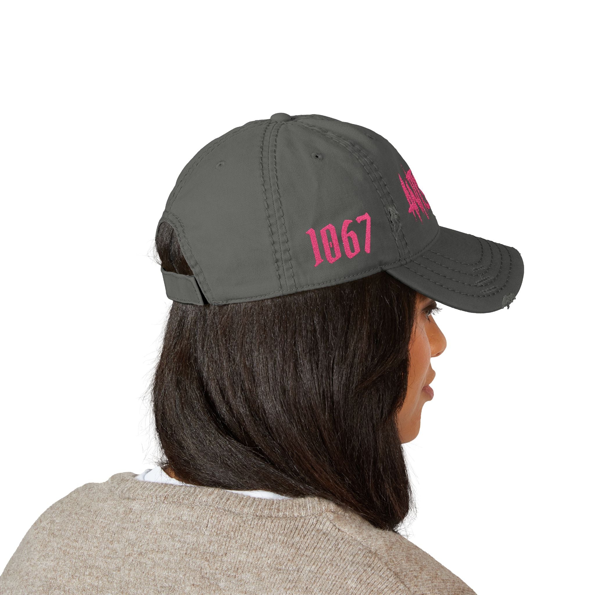 Antisocial Distressed Dad Hat — Embroidered Streetwear Cap