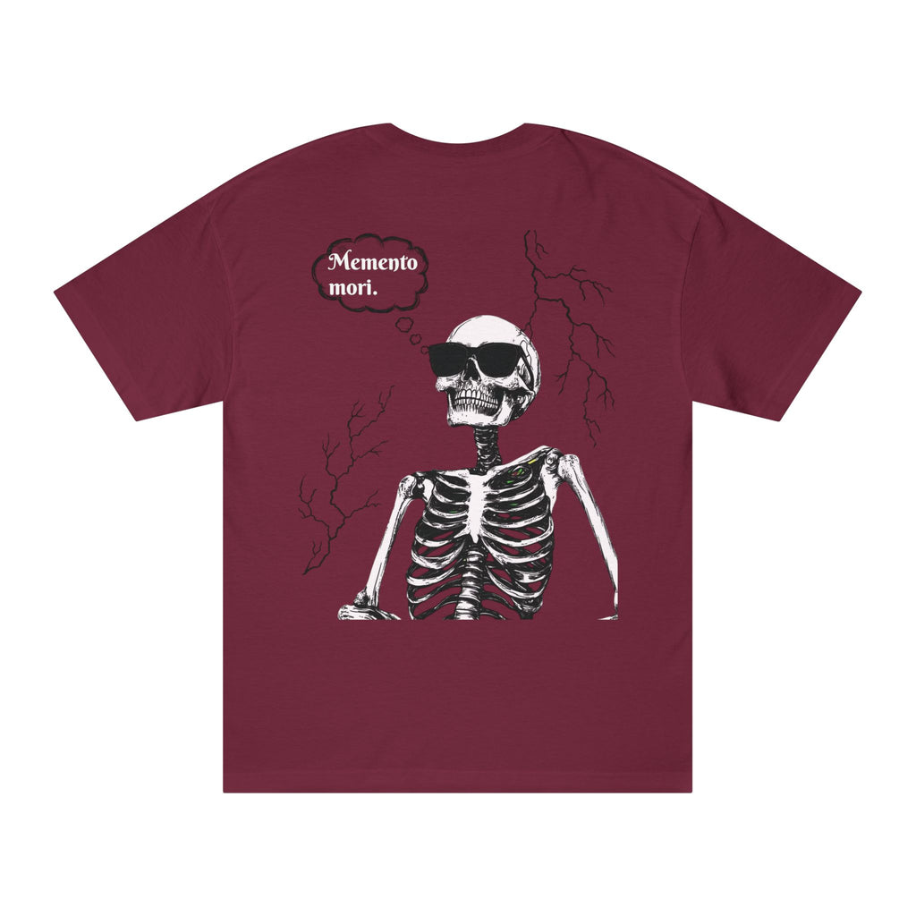 Skeleton Graphic Tee — "Memento Mori" Skull T‑Shirt
