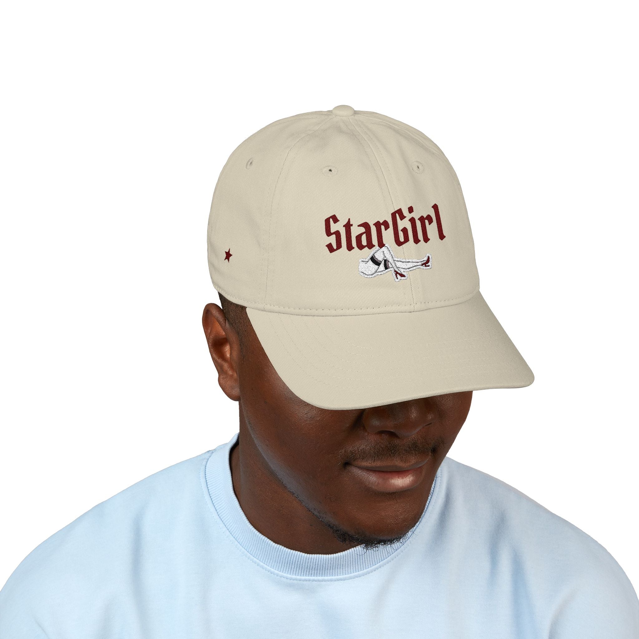 StarGirl embroidered cap | vintage astronaut graphic