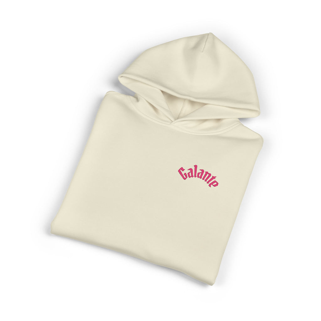 Pink Floral Crown Hoodie | Brown Relaxed Pullover