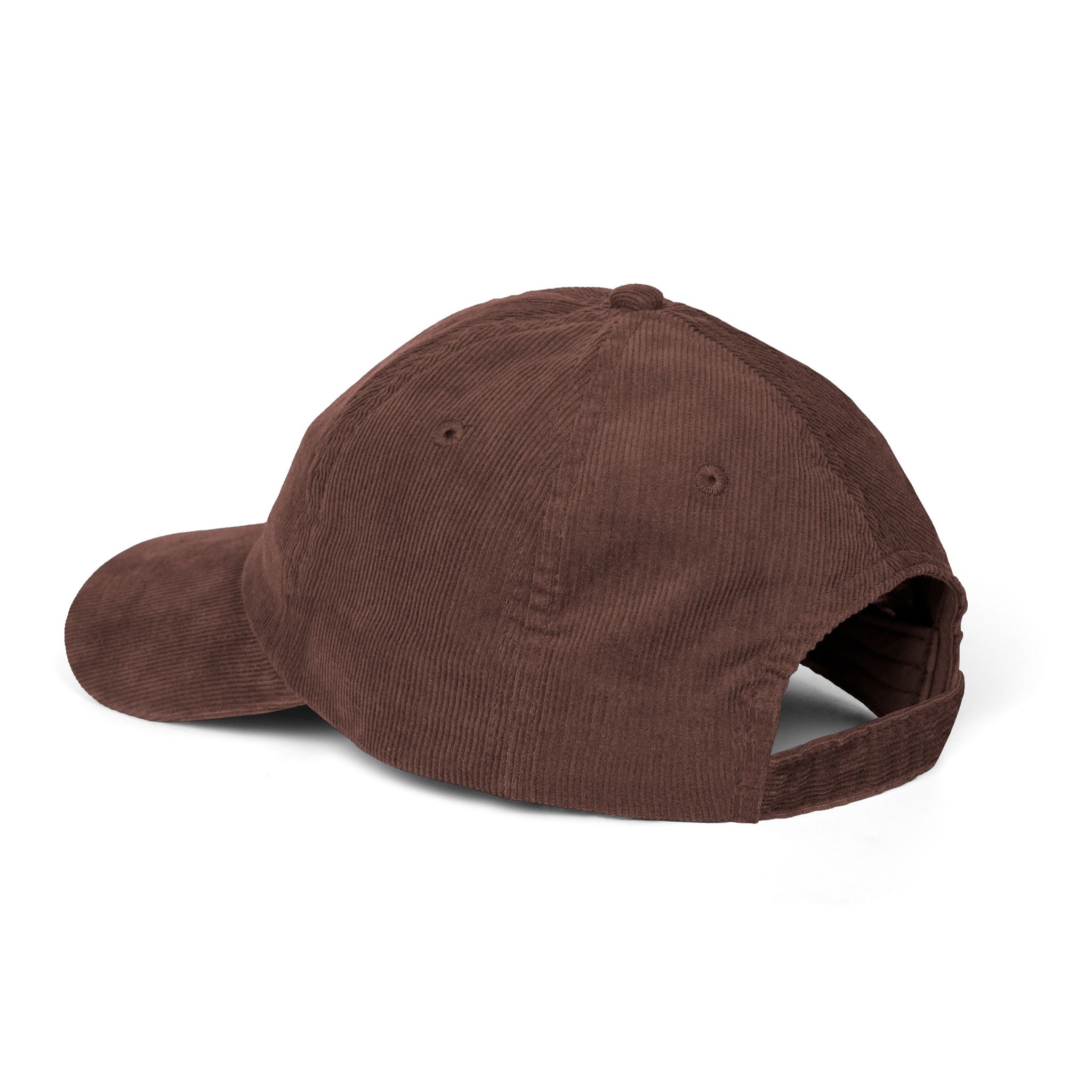Corduroy Cap — Embroidered "CHILL" Retro Cozy Dad Hat