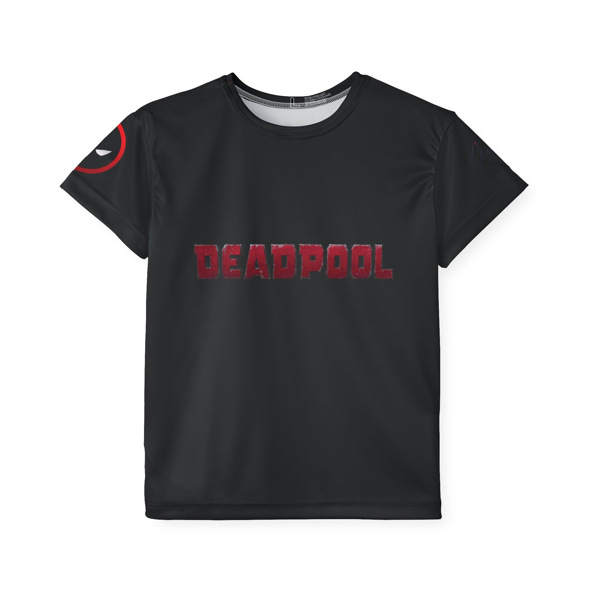 Deadpool Quote Kids Jersey | "Life Is A Plate And I Am A Fork" sports tee