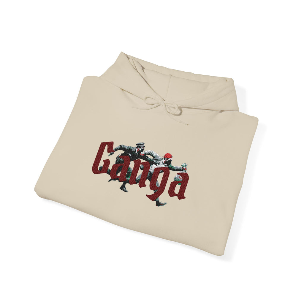 Catnip Crew Hoodie — Whimsical Floral Cat Graphic Hooded Sweatshirt