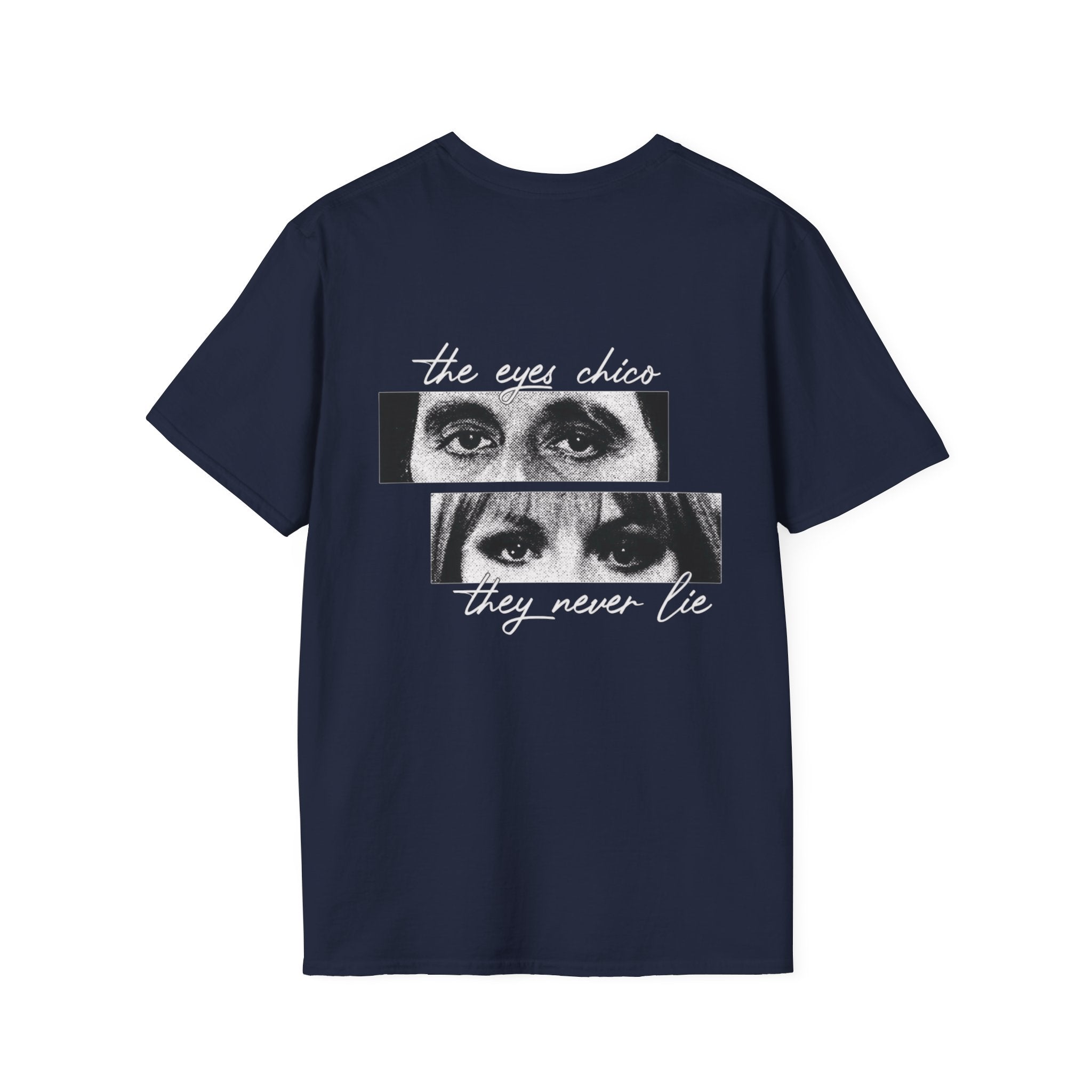 T-Shirt — 'The Eyes Chica They Never Lie' Vintage Photo Graphic Tee