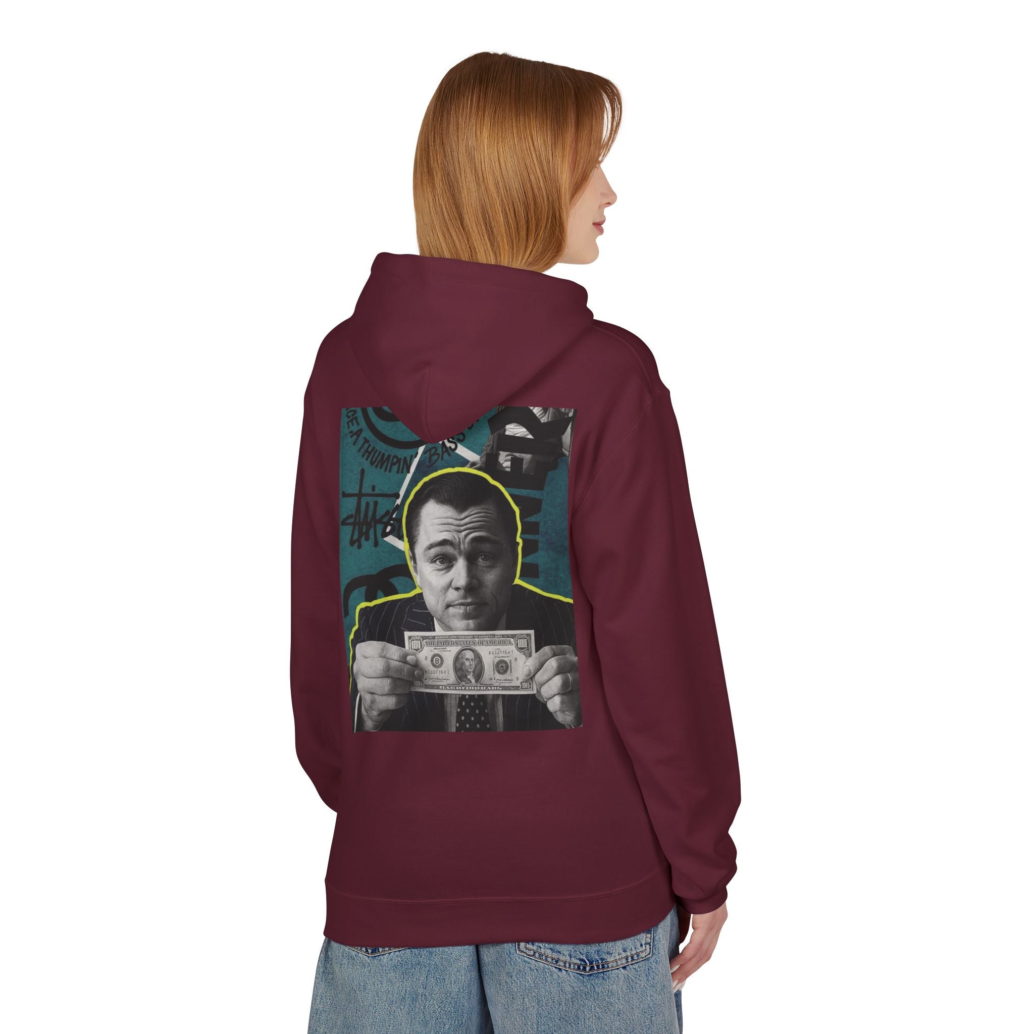 Hoodie - 'Gatsby Money' Vintage Graphic Pullover