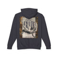 Fallen Graphic Hoodie — Vintage Angel Illustration Back with 'Galante' Script Chest