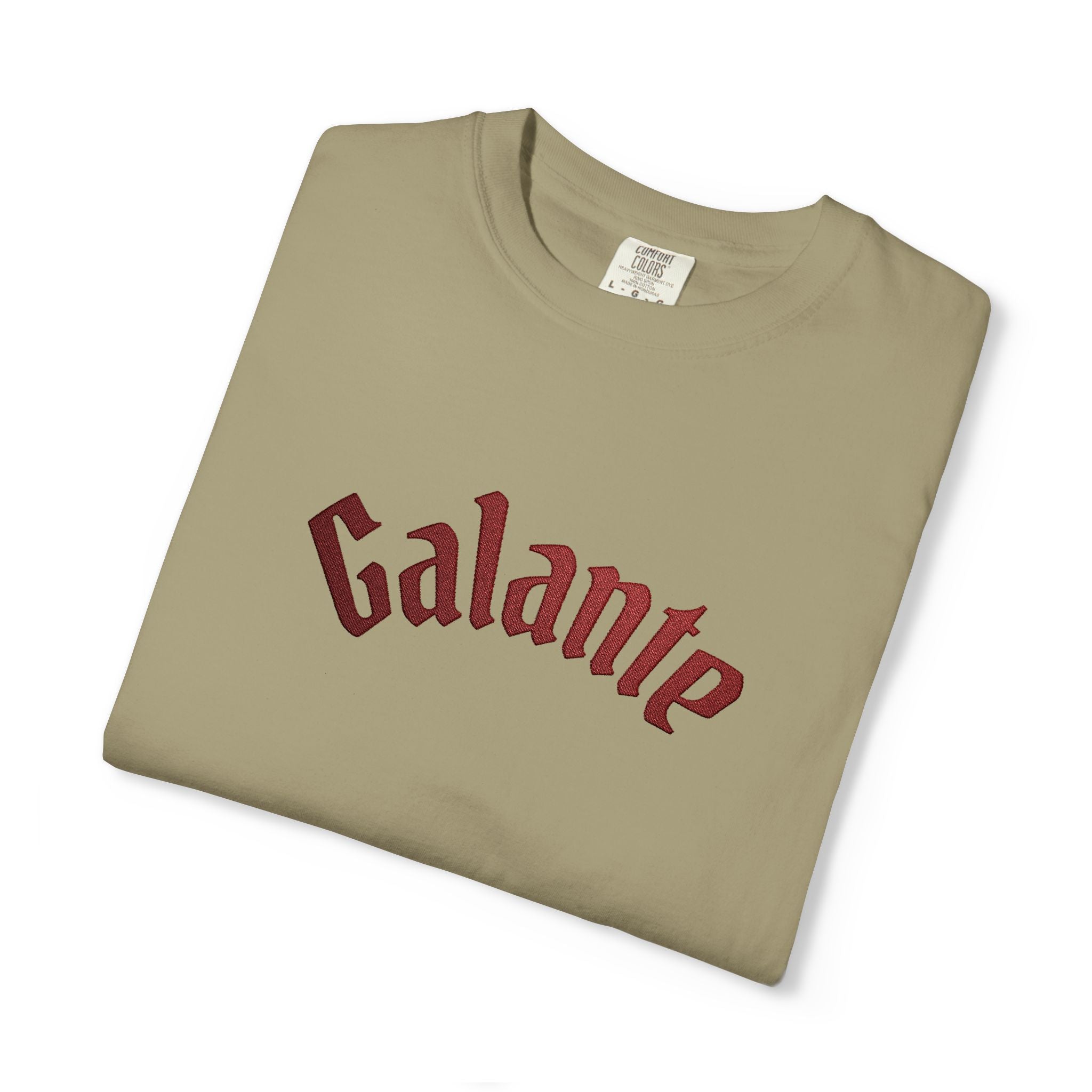 Galante Graphic T-Shirt — Vintage Arched Logo Cotton Tee