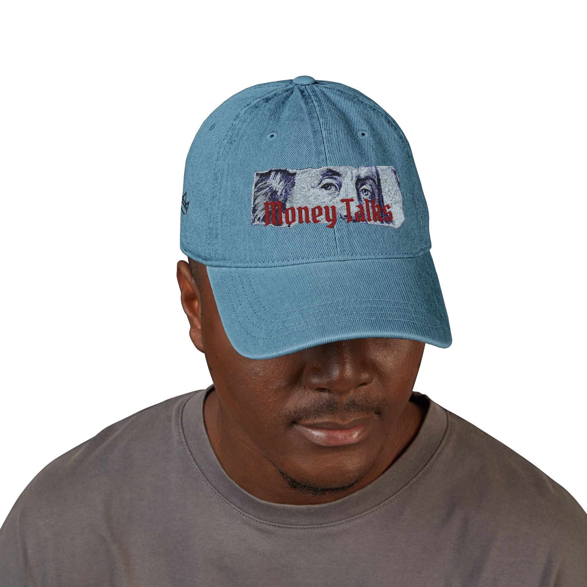 Money Talks embroidered Hat | Bill portrait embroidery, streetwear