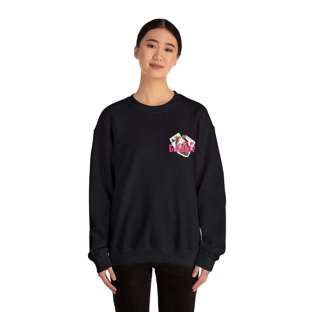 Floral Tarot Card Crewneck Sweatshirt