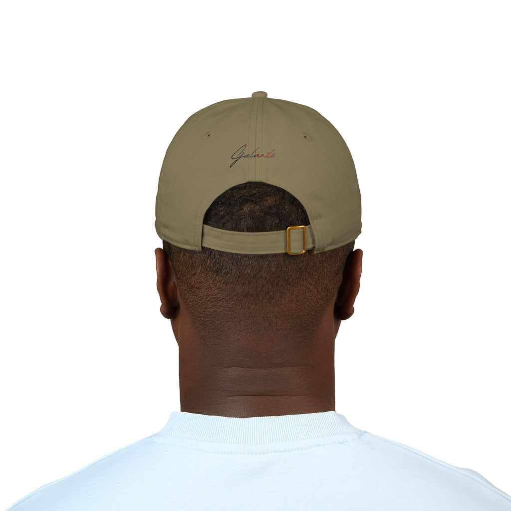 Embroidered Runner Skull Baseball Cap — Organic Cotton