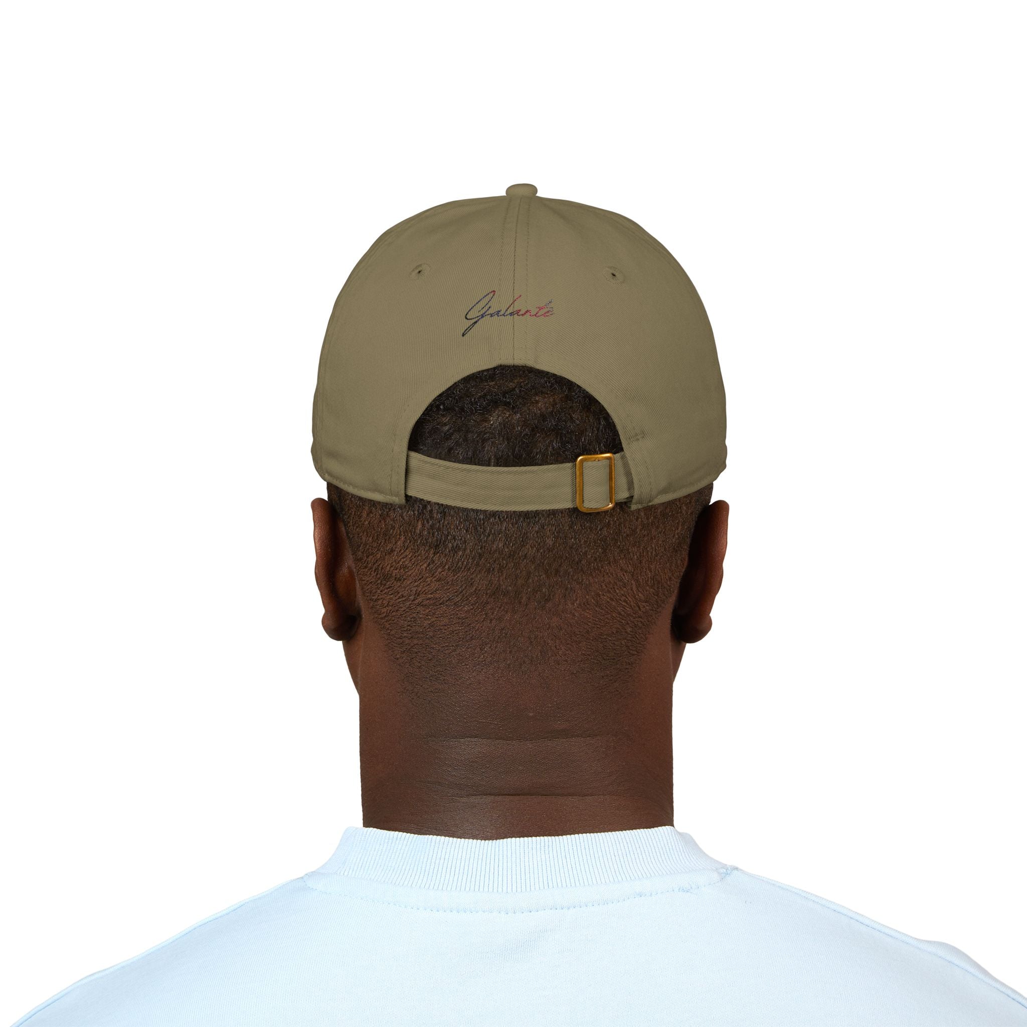 Embroidered Runner Skull Baseball Cap — Organic Cotton