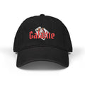 Galante Embroidered Denim Hat — Vintage Poker Card Logo Cap