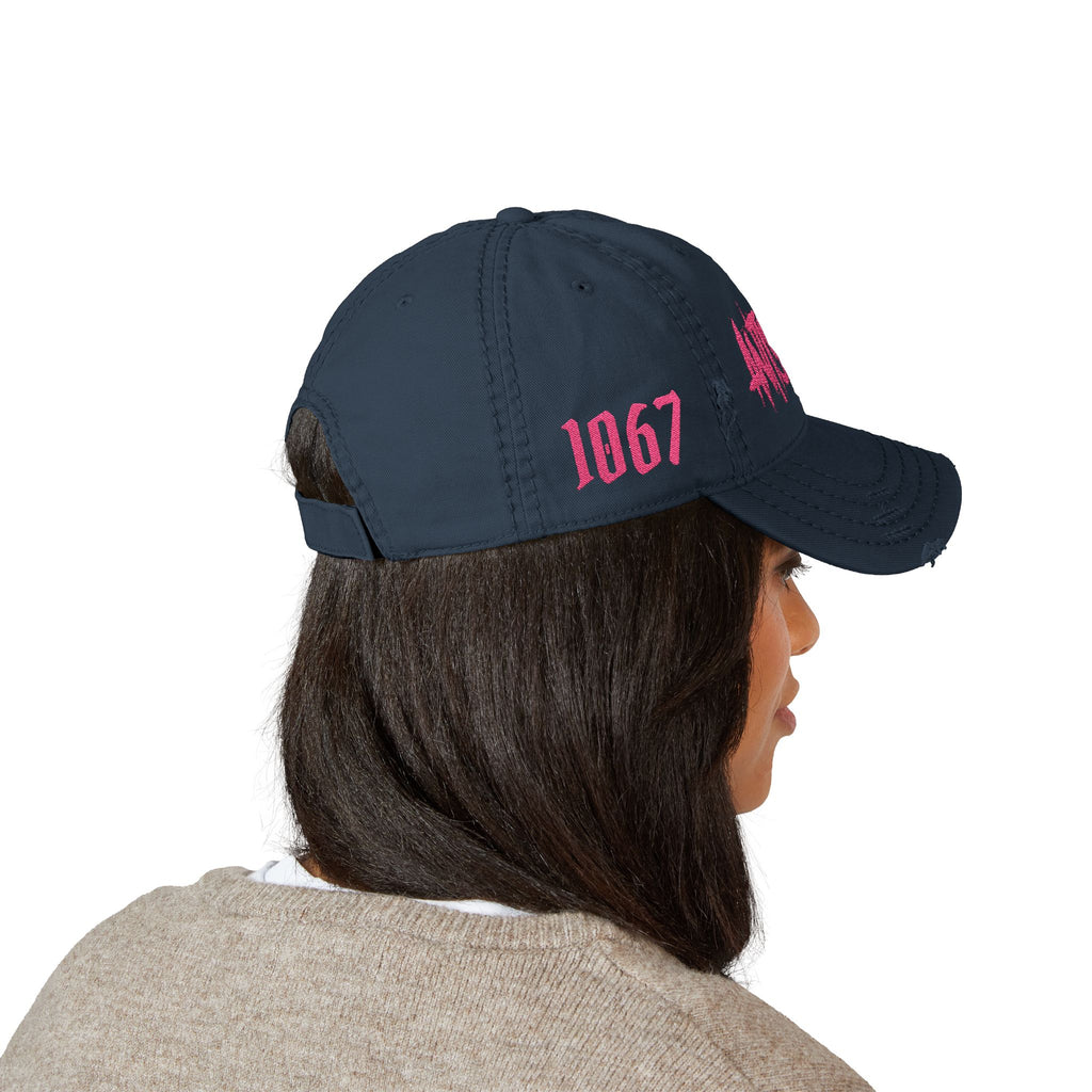 Antisocial Distressed Dad Hat — Embroidered Streetwear Cap