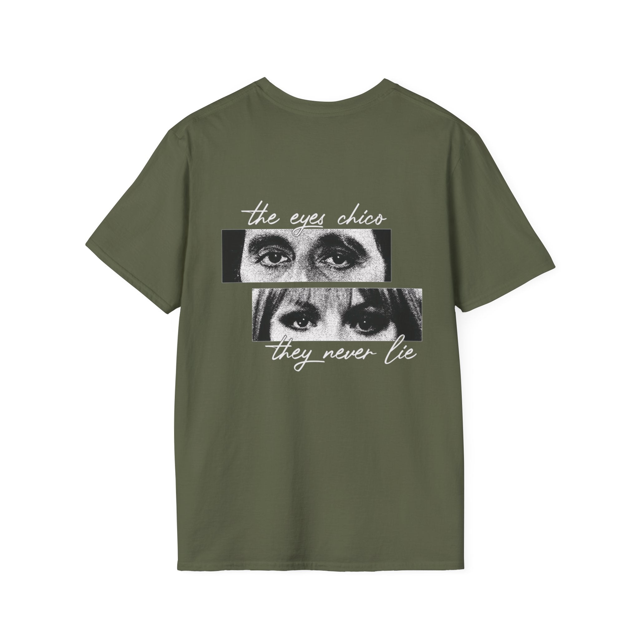 T-Shirt — 'The Eyes Chica They Never Lie' Vintage Photo Graphic Tee
