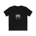 Black Symbiote Masked Hero Tee | Comic Collage Backprint