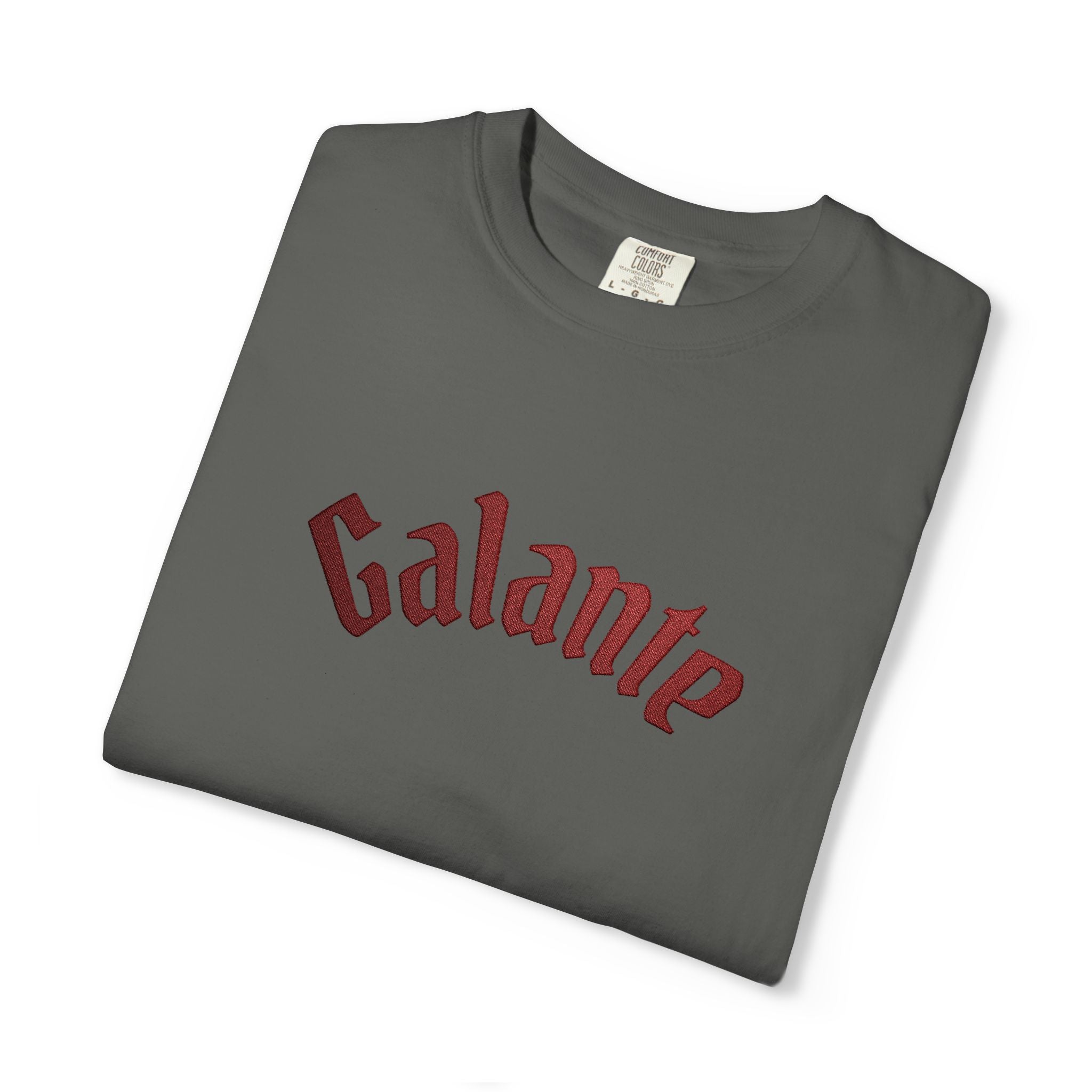 Galante Graphic T-Shirt — Vintage Arched Logo Cotton Tee