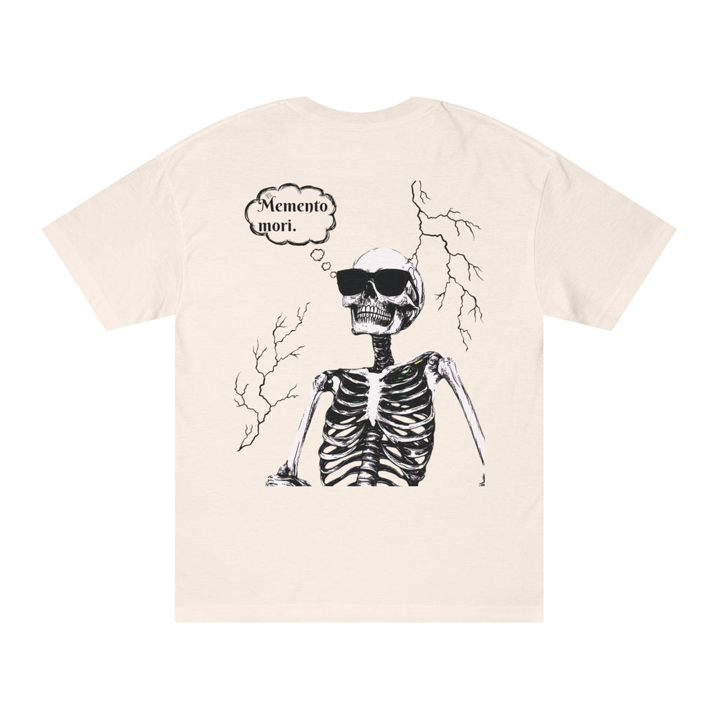 Skeleton Graphic Tee — "Memento Mori" Skull T‑Shirt