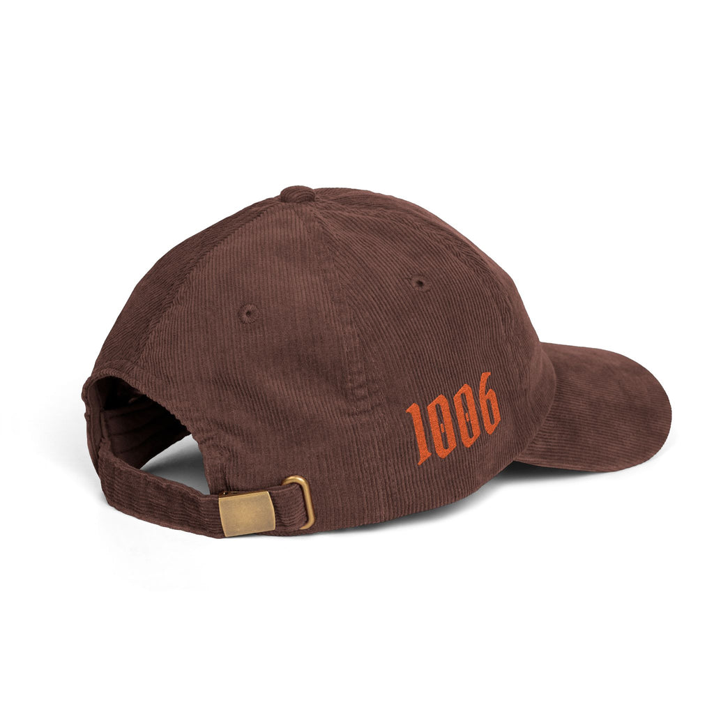 Corduroy Cap — Embroidered "CHILL" Retro Cozy Dad Hat