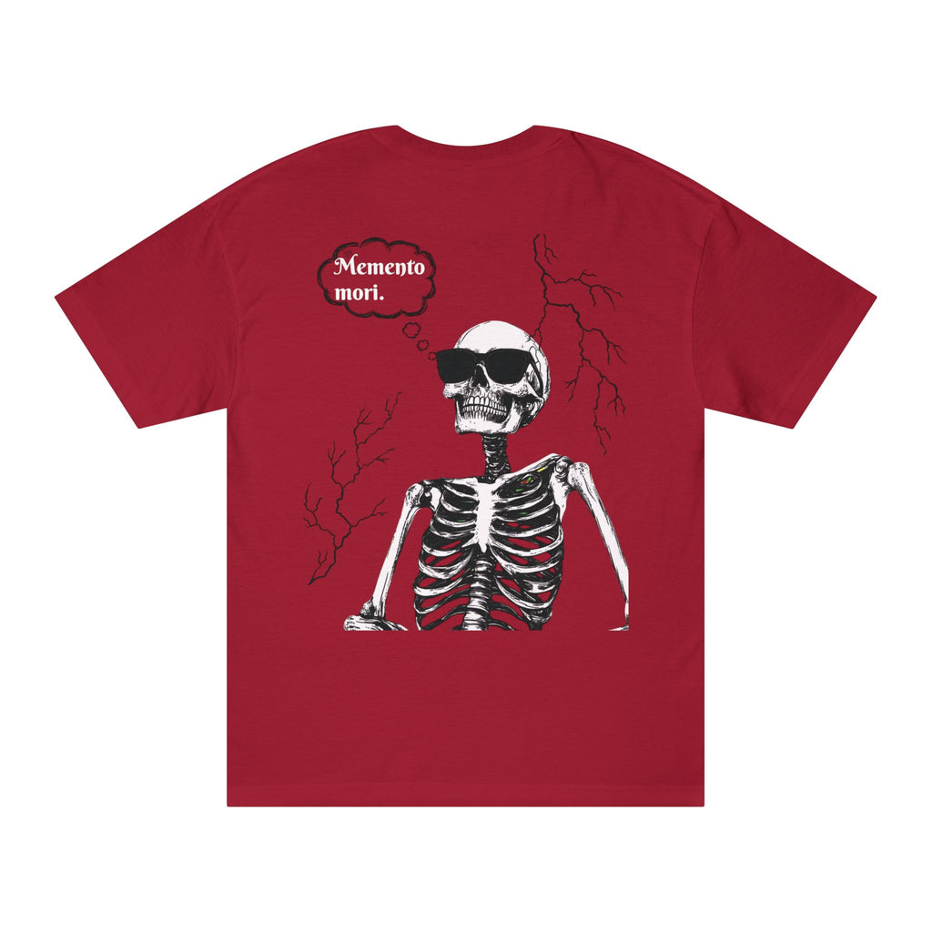 Skeleton Graphic Tee — "Memento Mori" Skull T‑Shirt
