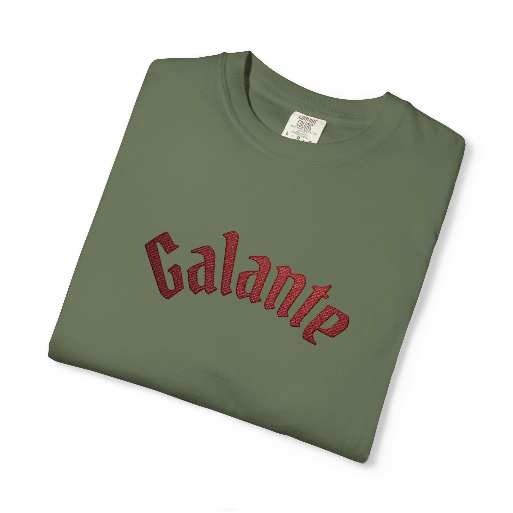 Galante Graphic T-Shirt — Vintage Arched Logo Cotton Tee