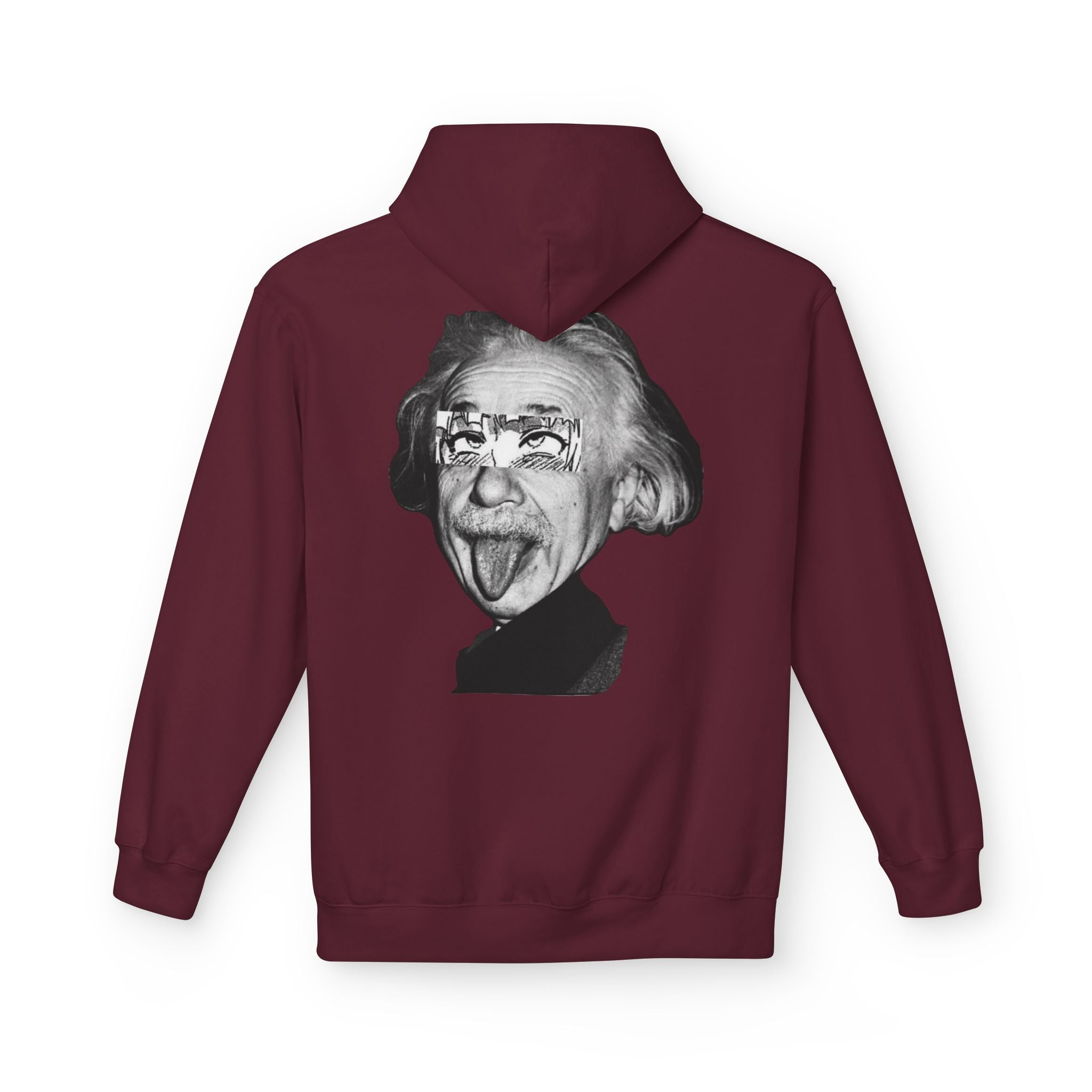 Einstein Graphic Hoodie — Playful Vintage Scientist Design