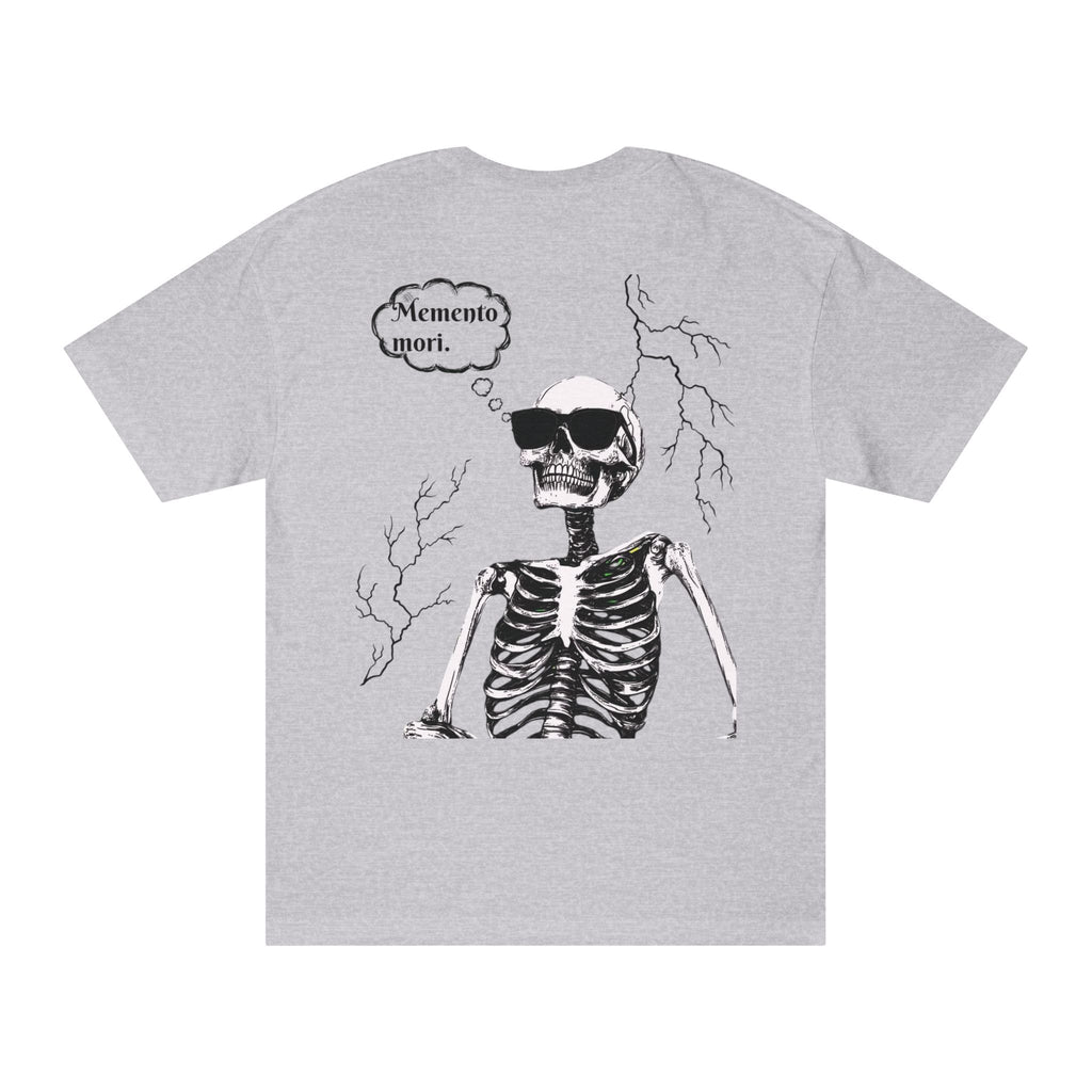 Skeleton Graphic Tee — "Memento Mori" Skull T‑Shirt