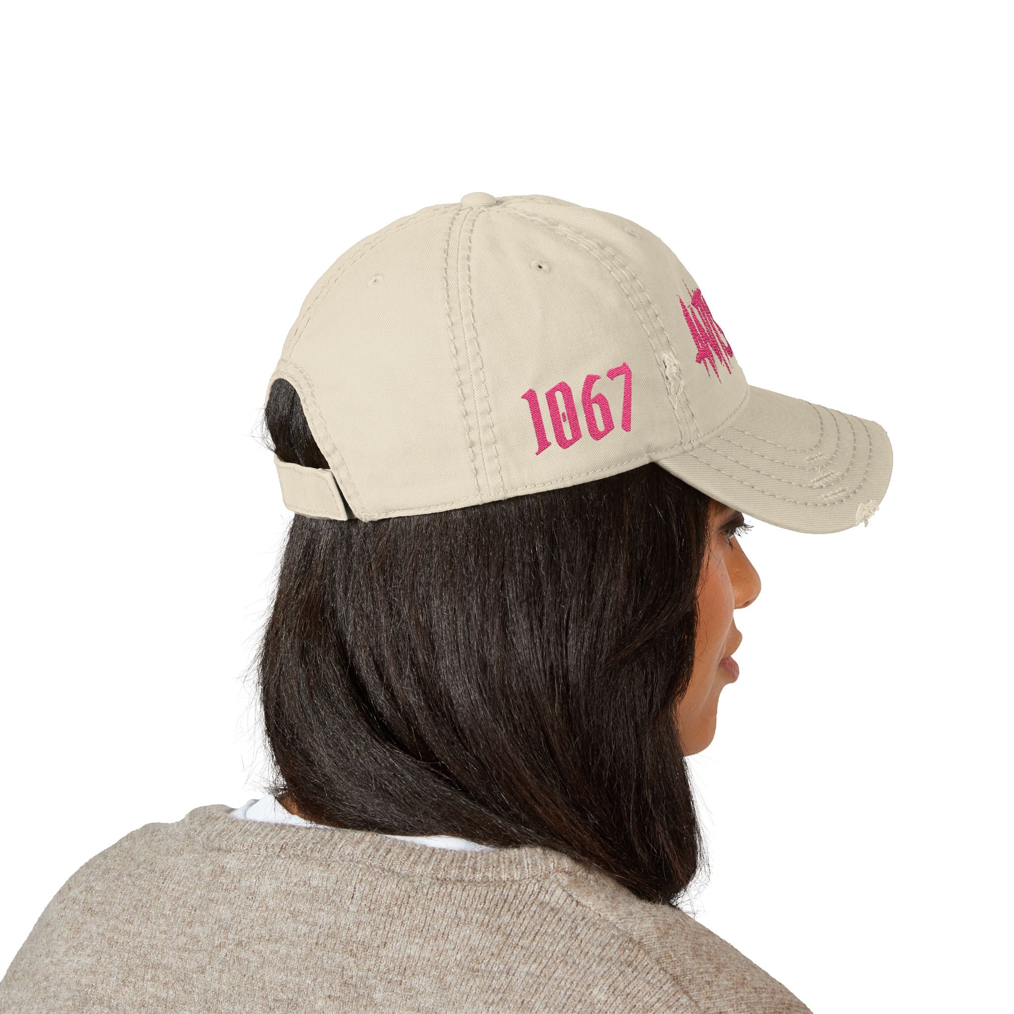 Antisocial Distressed Dad Hat — Embroidered Streetwear Cap